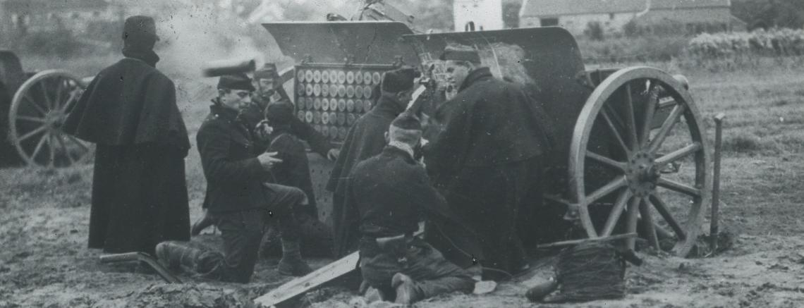 Artillerie in actie