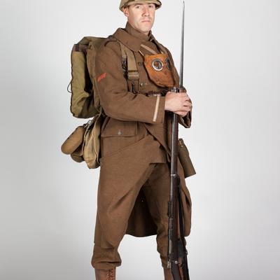 Uniform Belgische militair anno 1918